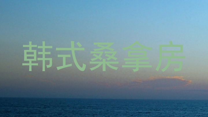 韩式桑拿房