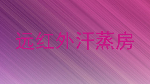 远红外汗蒸房