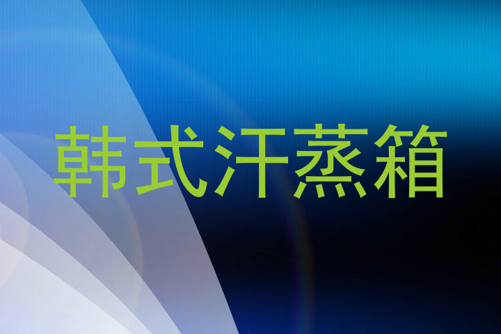 韩式汗蒸箱