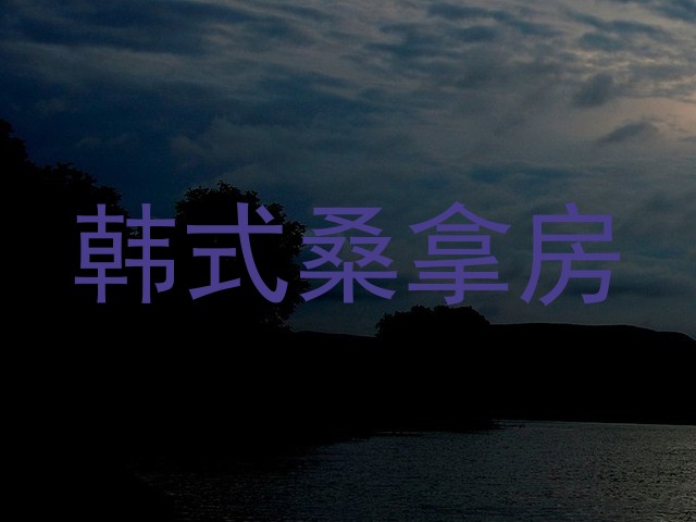 韩式桑拿房