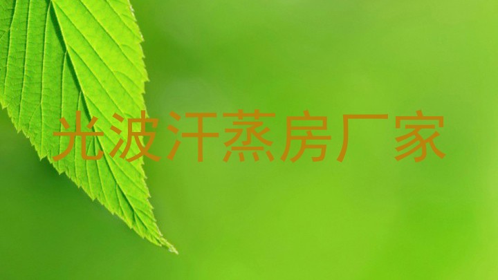 光波汗蒸房厂家