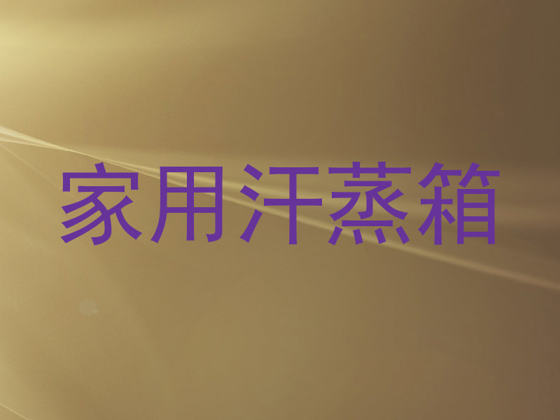 家用汗蒸箱