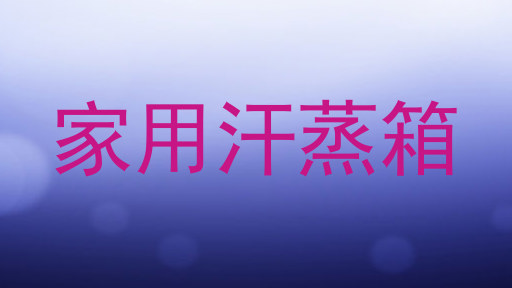 家用汗蒸箱