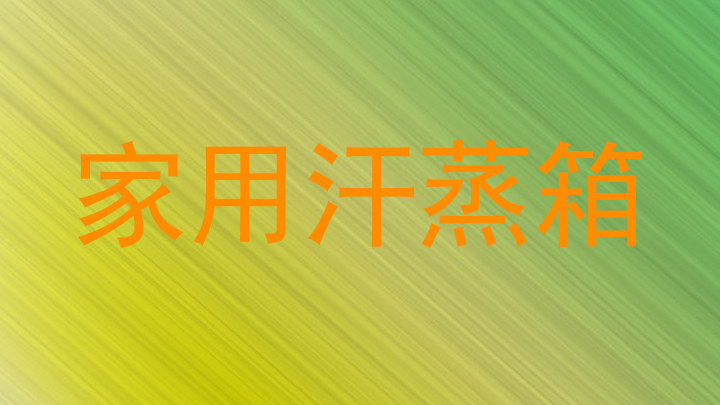 家用汗蒸箱