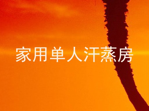 家用单人汗蒸房