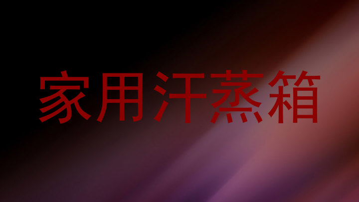 家用汗蒸箱