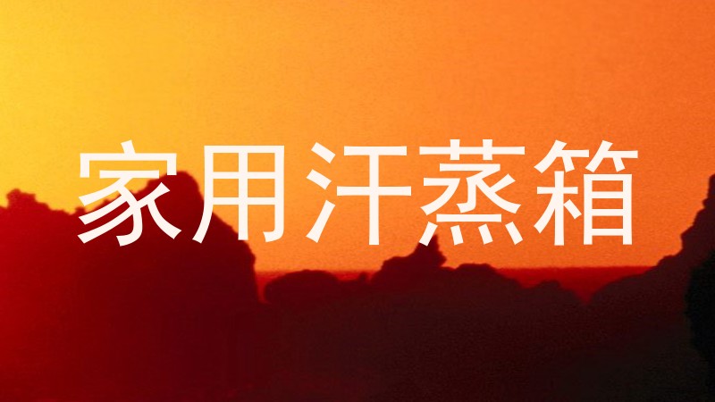 家用汗蒸箱