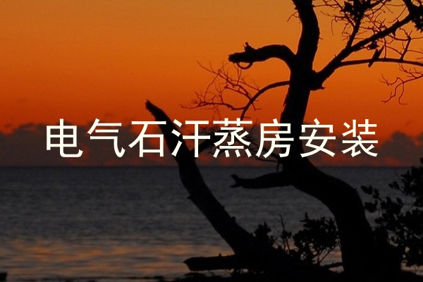 电气石汗蒸房安装