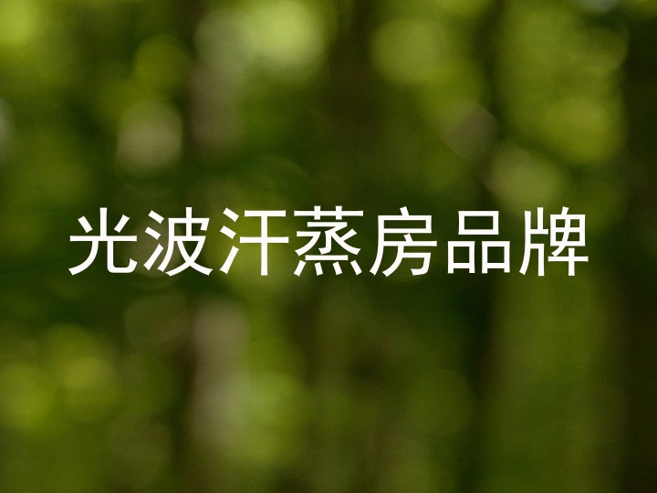 光波汗蒸房品牌