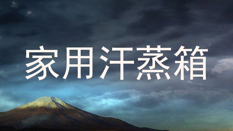 家用汗蒸箱