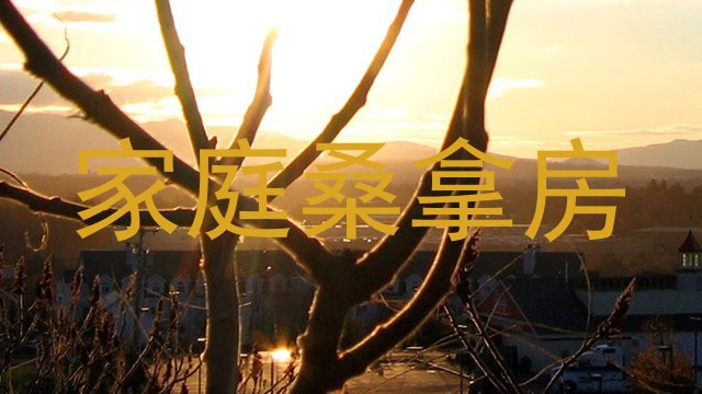 家庭桑拿房