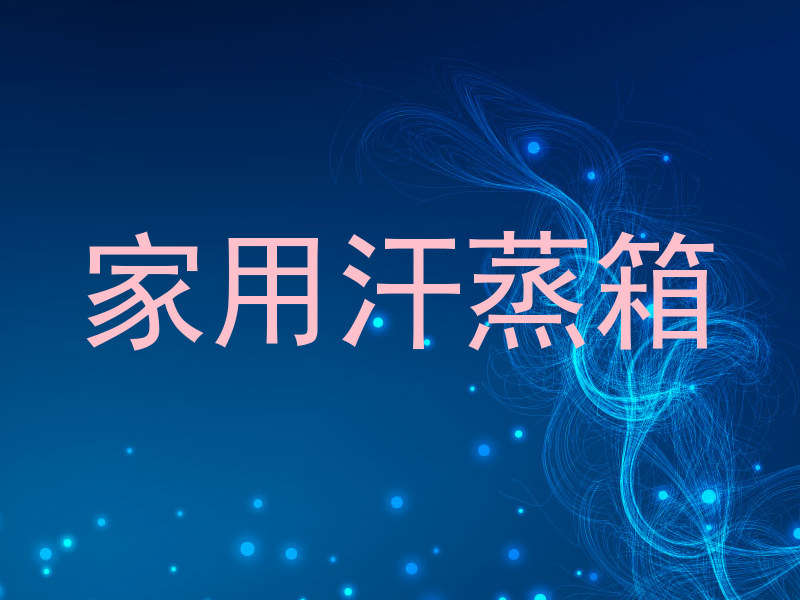 家用汗蒸箱