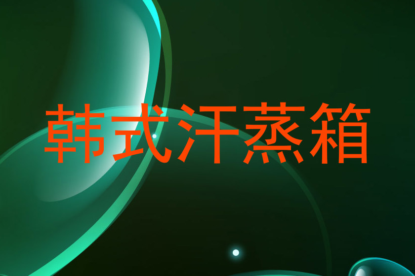 韩式汗蒸箱
