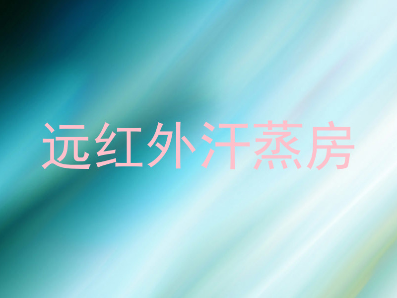 远红外汗蒸房
