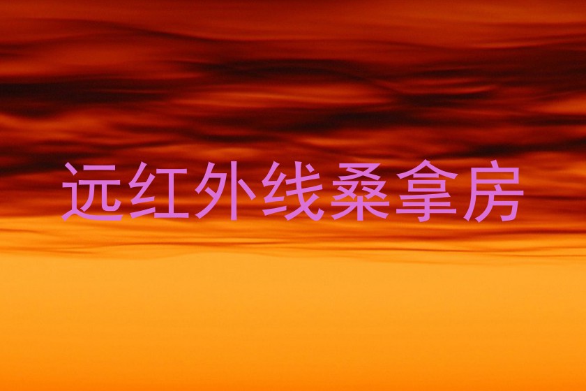 远红外线桑拿房