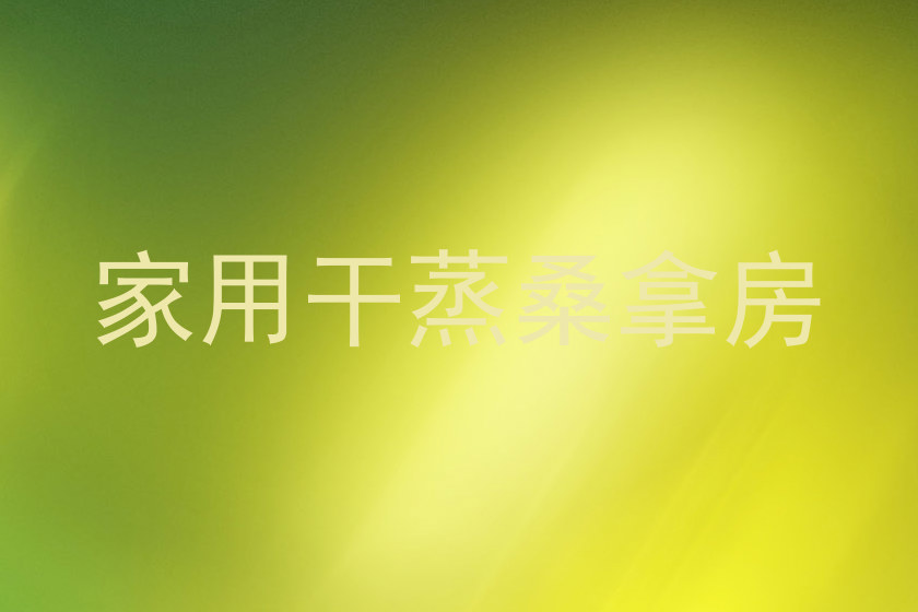 家用干蒸桑拿房