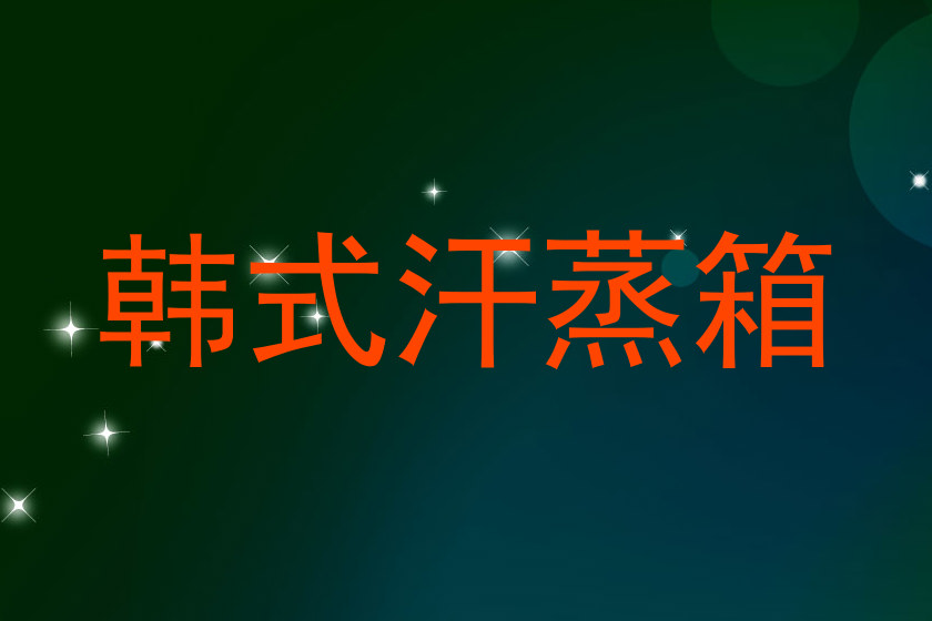 韩式汗蒸箱