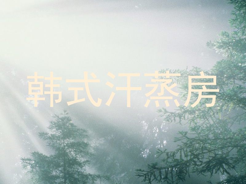 韩式汗蒸房