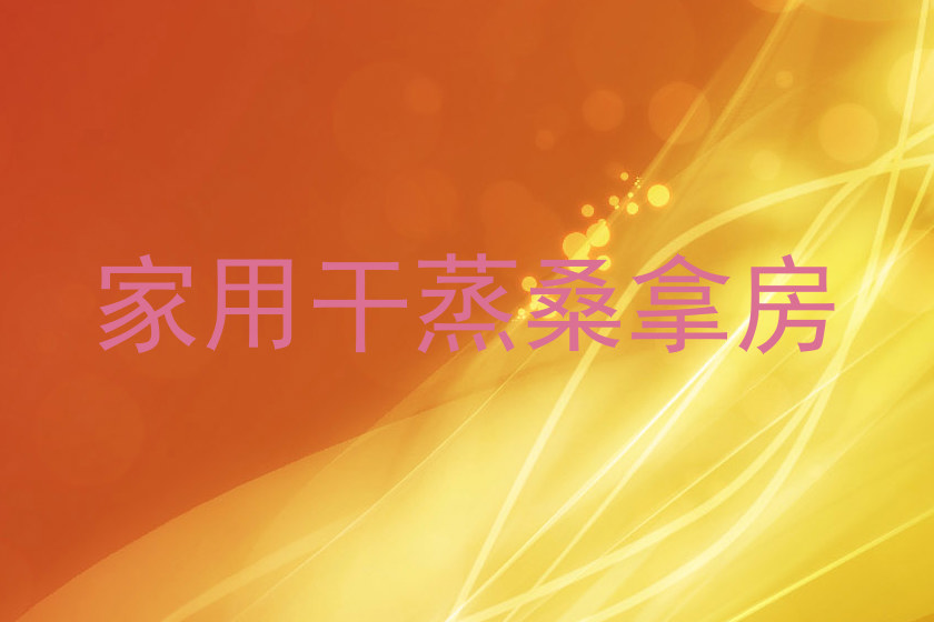 家用干蒸桑拿房