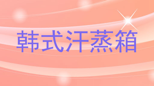 韩式汗蒸箱
