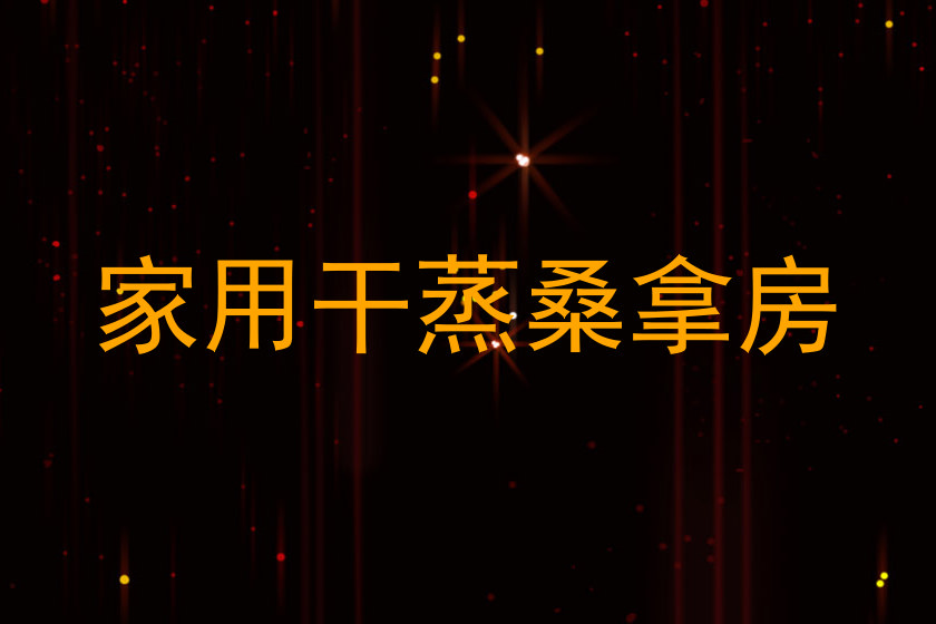 家用干蒸桑拿房