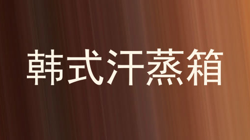 韩式汗蒸箱