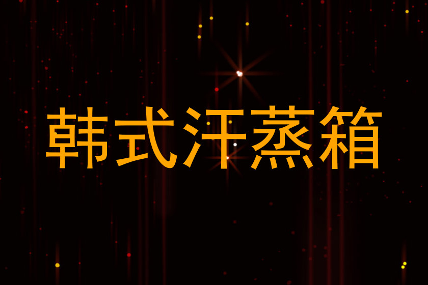 韩式汗蒸箱