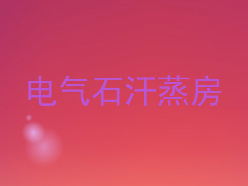 电气石汗蒸房