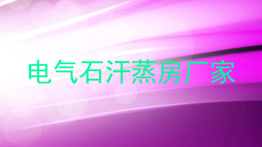 电气石汗蒸房厂家