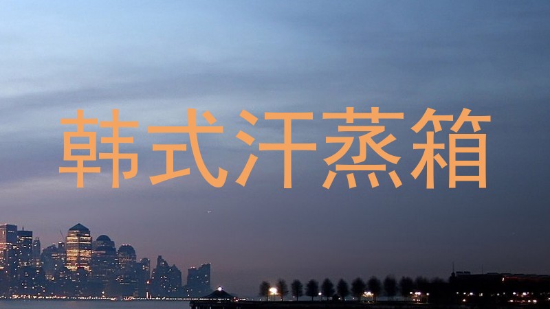 韩式汗蒸箱