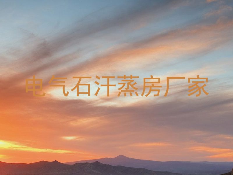 电气石汗蒸房厂家