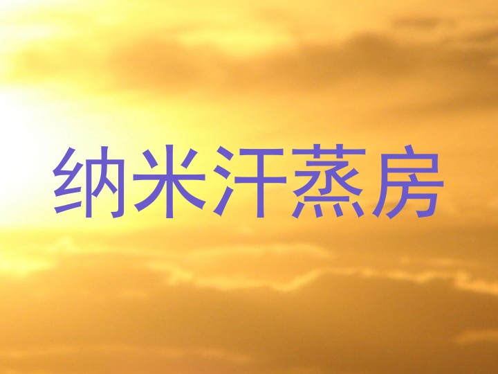 纳米汗蒸房