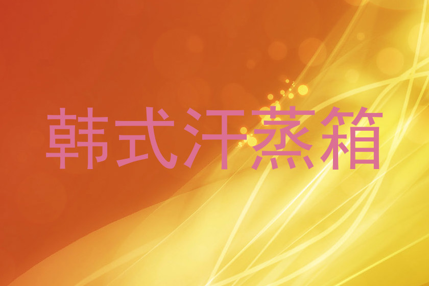 韩式汗蒸箱
