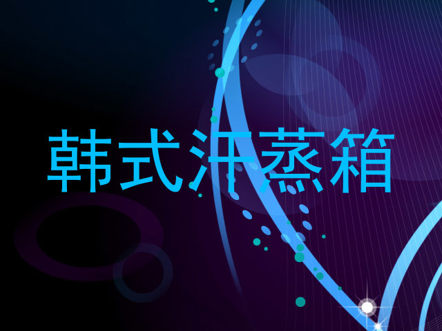 韩式汗蒸箱