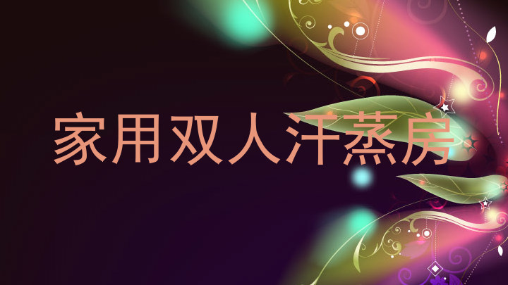 家用双人汗蒸房
