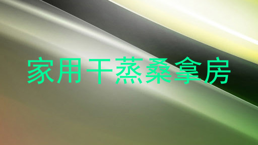 家用干蒸桑拿房