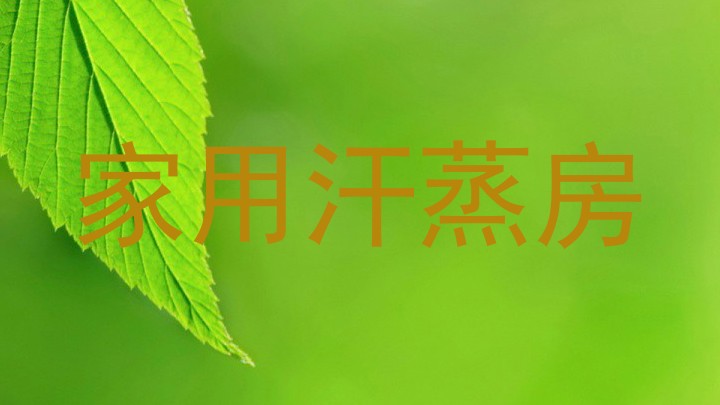家用汗蒸房
