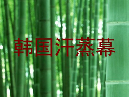 韩国汗蒸幕