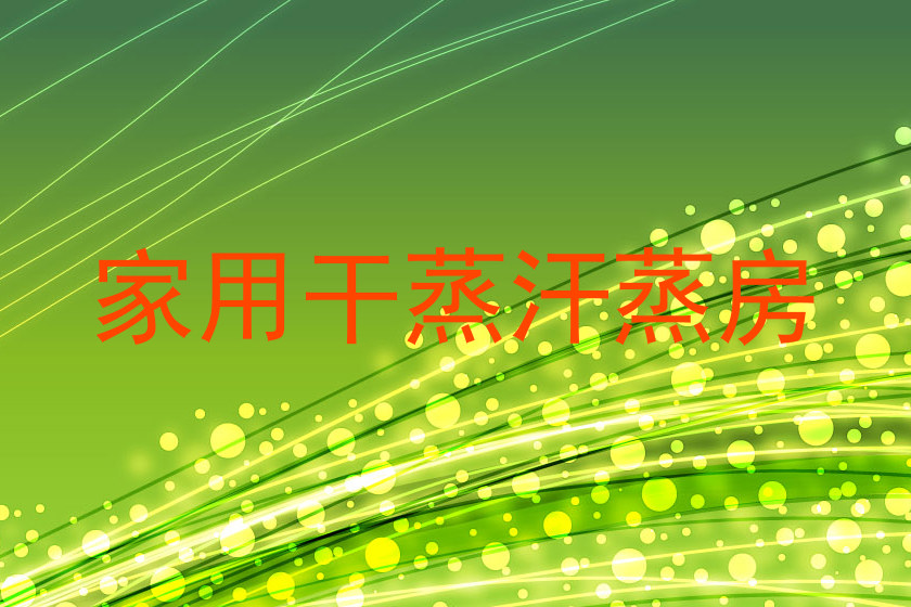 家用干蒸汗蒸房