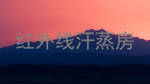 红外线汗蒸房