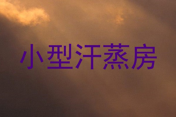 小型汗蒸房