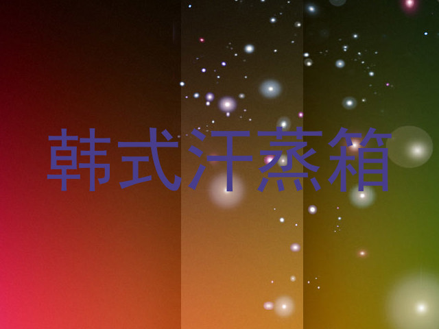 韩式汗蒸箱