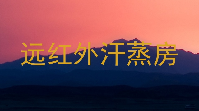 远红外汗蒸房
