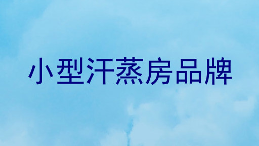 小型汗蒸房品牌