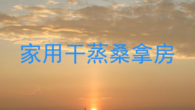 家用干蒸桑拿房
