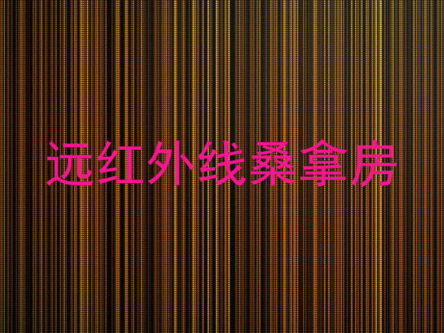 远红外线桑拿房