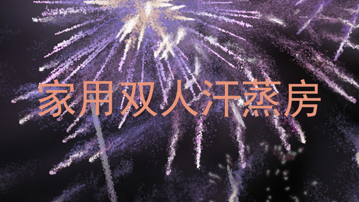 家用双人汗蒸房