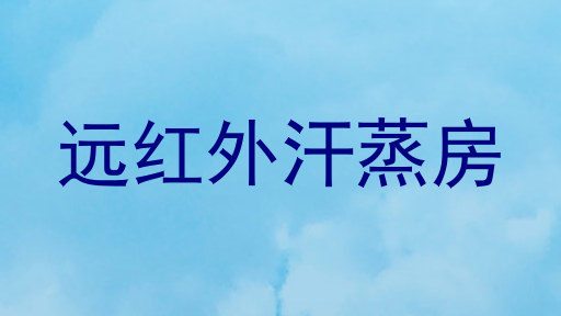 远红外汗蒸房