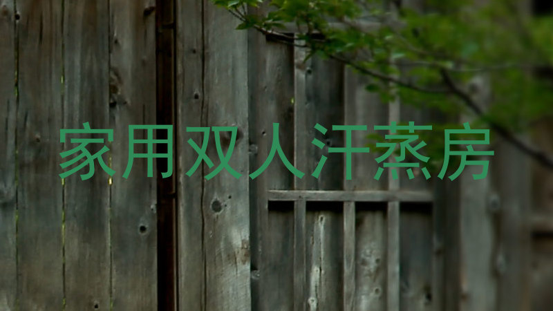 家用双人汗蒸房