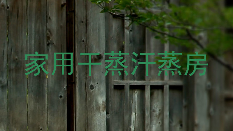 家用干蒸汗蒸房